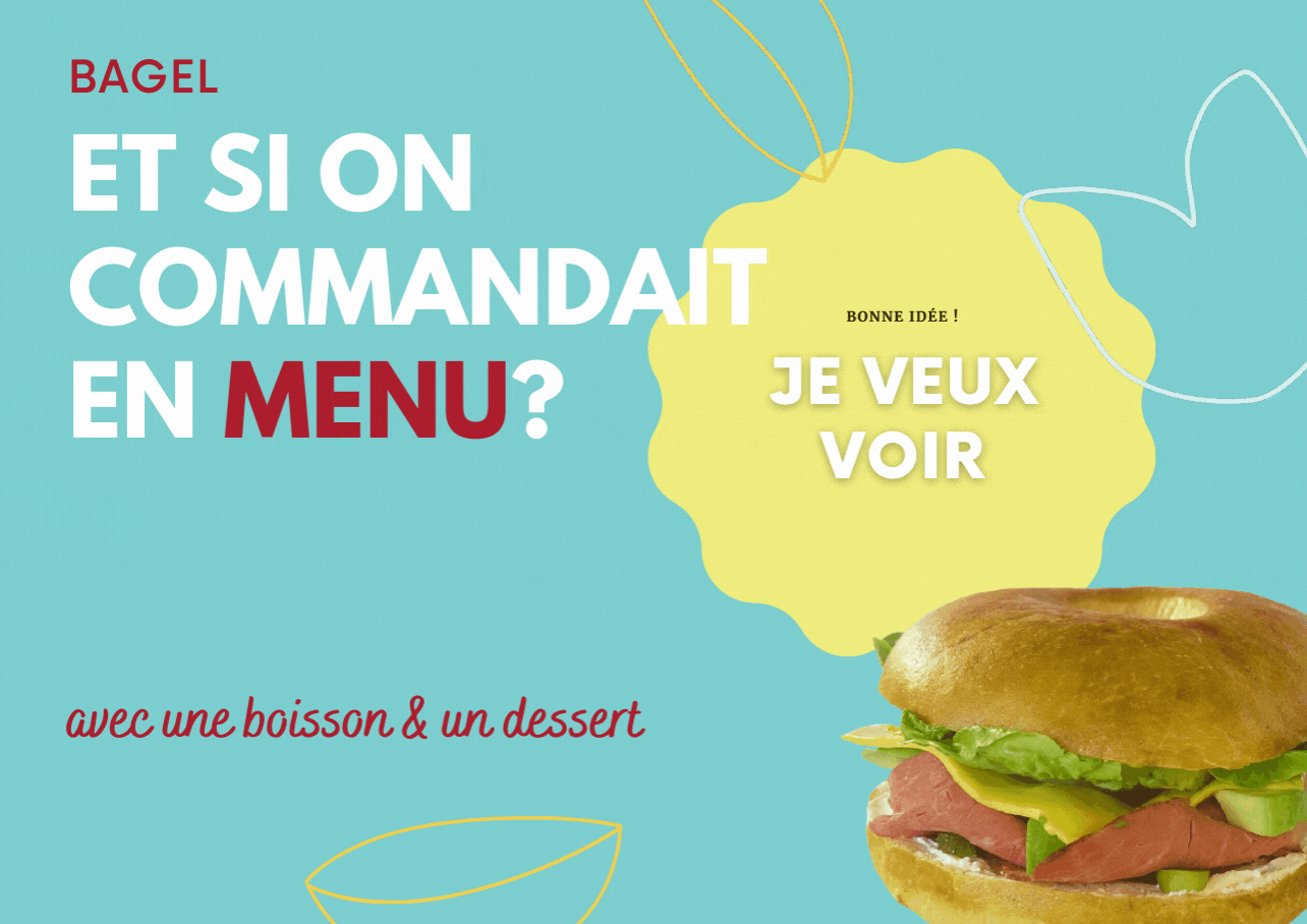 Livraison Menu Bagel